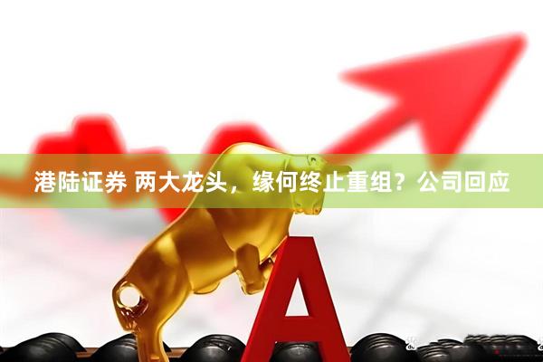 港陆证券 两大龙头,缘何终止重组?公司回应